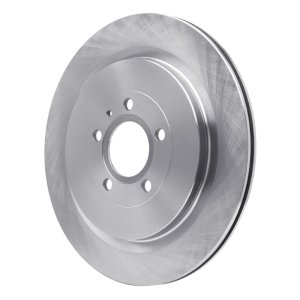 Ford Mustang Brake Rotor (1) - Rear - R1 Concepts - Plain - `13-`14